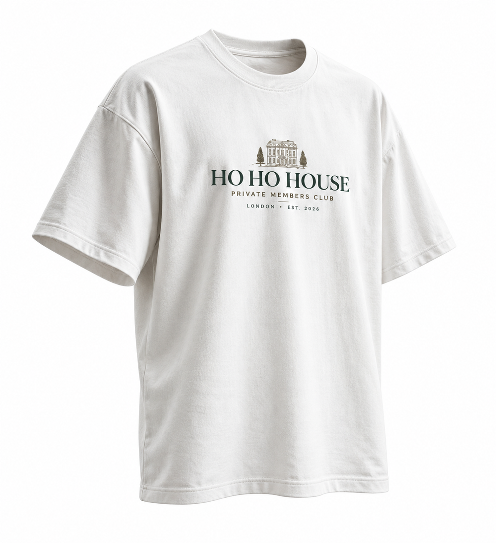 HO HO HOUSE off-white House Tee design